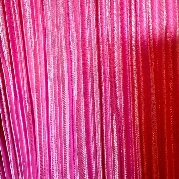 NWOT Y2K Women’s Oversized Plise Pleated Button Down Shirt - Picture 4 of 7